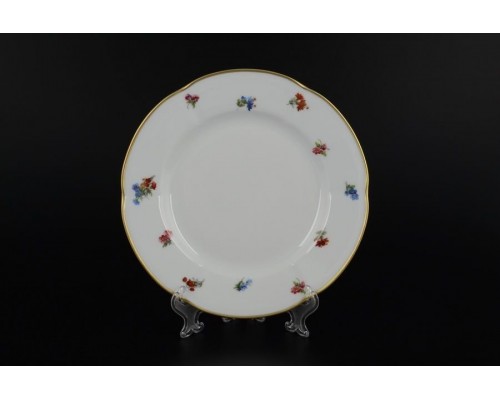 Набор тарелок 19 см Болеро Мелкие цветы Royal Czech Porcelain 6 шт