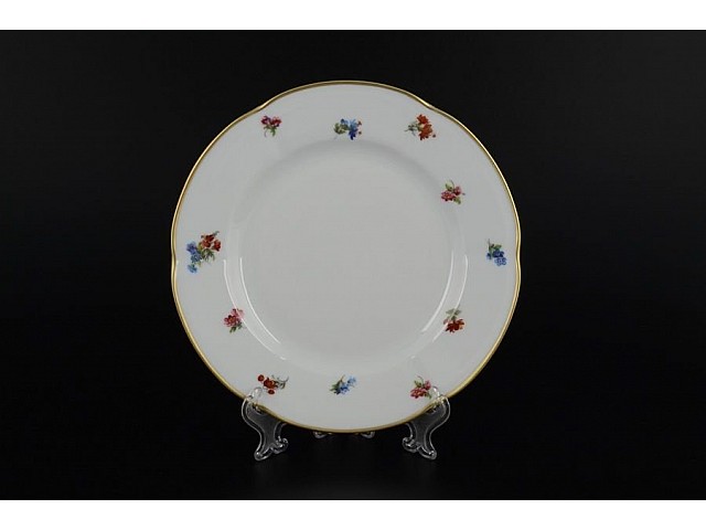 Набор тарелок 19 см Болеро Мелкие цветы Royal Czech Porcelain 6 шт