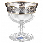 Набор креманок для мороженого 105 мл Анжела Панто Bohemia Crystal (4 шт)