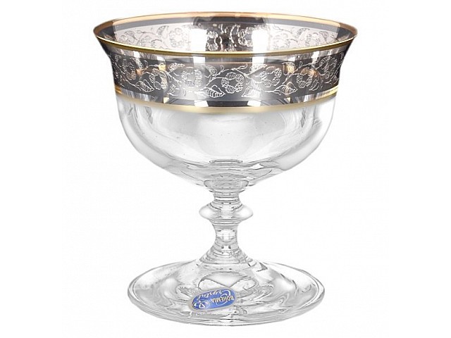 Набор креманок для мороженого 105 мл Анжела Панто Bohemia Crystal (4 шт)