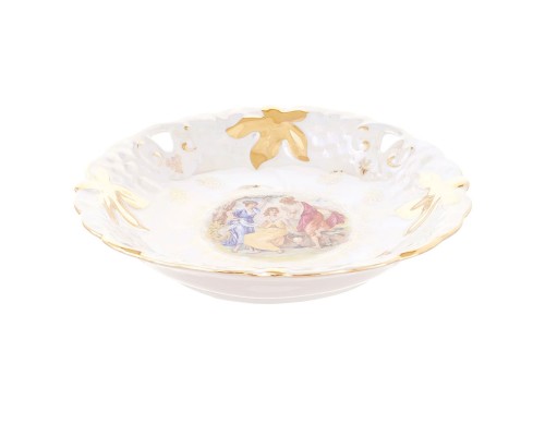 Блюдо круглое Queen's Crown Мадонна перламутр 30 см