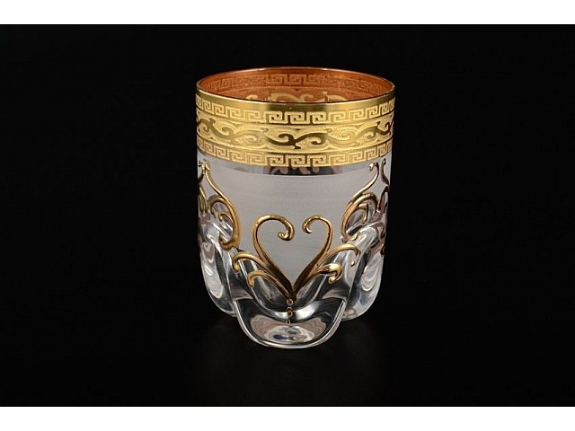 Набор стопок для водки Трио Версачи B-G фон Bohemia Crystal