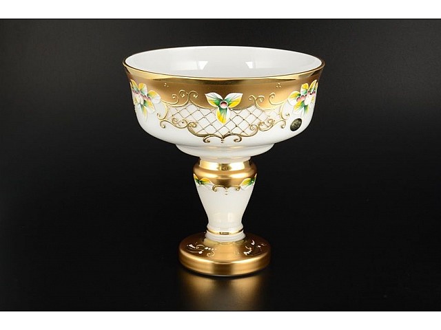 Конфетница Bohemia Crystal 20 см И-В белая