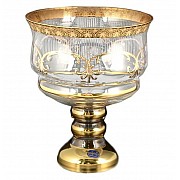 Конфетница 16 см на ножке Krapnik Bohemia Crystal