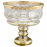Фруктовница 26 см на ножке Krapnik Bohemia Crystal