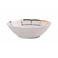 Набор салатников 13 см Thun Менуэт Отводка золото 6 шт