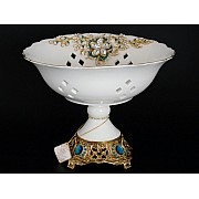 Фруктовница зеленая Александр Royal 30 см