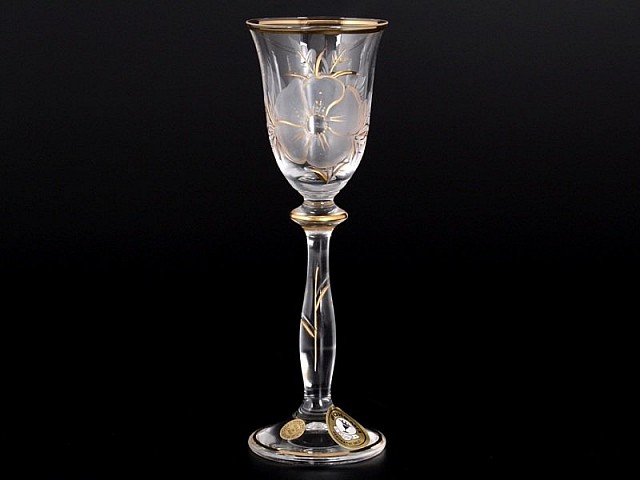 Набор рюмок для водки 60 мл Анжела E-V Bohemia Crystal 6 шт