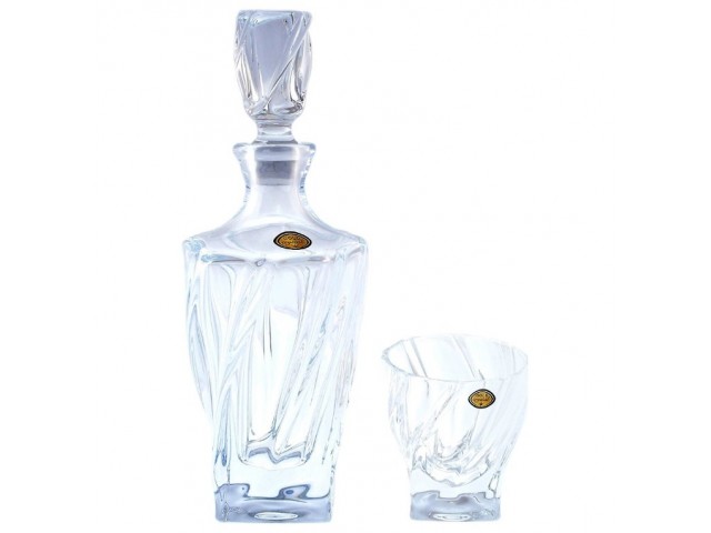 Набор для виски Gold Crystal 7 предметов