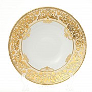 Набор тарелок глубоких Falkenporzellan Natalia creme gold 23 см