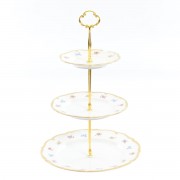 Этажерка Queen's Crown Мелкие цветы три яруса