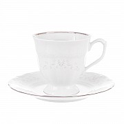 Набор чайных пар Repast Свадебный узор 6 шт 200 мл