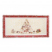 Блюдо прямоугольное Repast Christmas world Multi 37*18 см