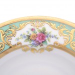 Набор тарелок глубоких Falkenporzellan Opal Seladon Gold 22 см