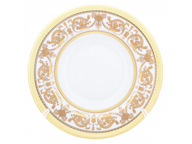 Набор глубоких тарелок Falkenporzellan Imperial White Gold 22 см