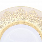 Набор тарелок Falkenporzellan Constanza Marakesh Cream Gold 22 см