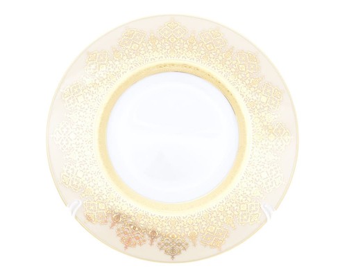 Набор тарелок Falkenporzellan Constanza Marakesh Cream Gold 22 см