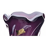 Ваза для цветов 27 см Egermann Opal фиолетовая