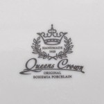 Блюдо круглое Queen's Crown Aristokrat Роза 27 см