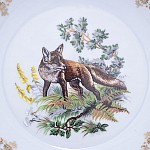 Набор тарелок Repast Охота зеленая Мария-тереза S-P 18 предметов