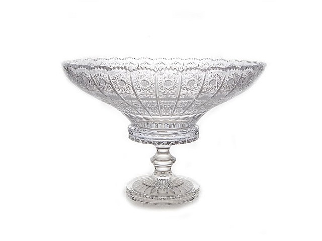 Фруктовница 40 см на ножке Glasspo Bohemia