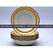 Набор салатников 19 см Анжелика Золотая лента MZ 6 шт