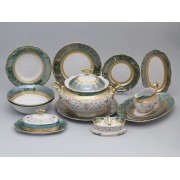 Столовый сервиз Мария Луиза Лилия Зеленая Carlsbad на 6 персон 30 предметов