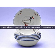 Набор салатников 16 см Офелия Гуси MZ 6 шт
