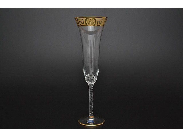 Набор фужеров для шампанского Bohemia Спираль Костка Глава B-G