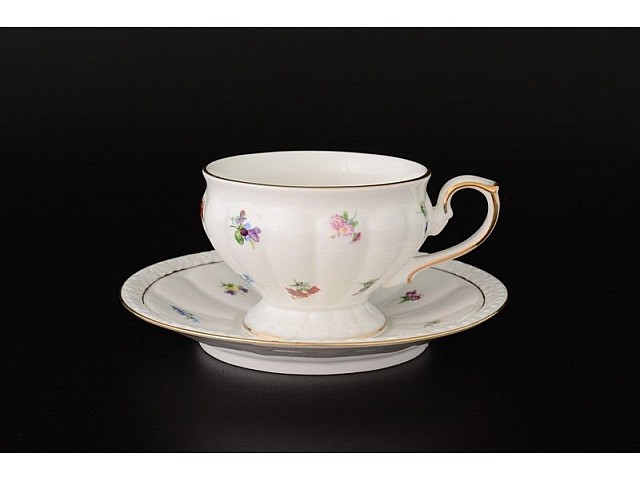 Набор чайных пар 220 мл Мария Royal (6 пар)