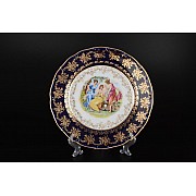 Набор тарелок 25 см Офелия Мадонна Кобальт MZ 6 шт