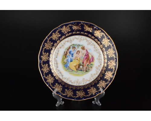 Набор тарелок 25 см Офелия Мадонна Кобальт MZ 6 шт