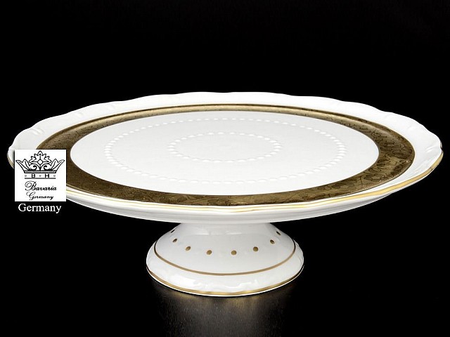 Тарелка для торта 32 см на ножке Maria Mate Бавария