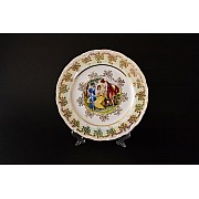 Набор тарелок 25 см Магнолия Мадонна перламутр MZ 6 шт