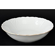 Салатник 26 см Лиана Белый узор MZ