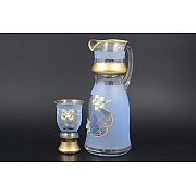 Набор для воды королевский Синий NB-Arte Bohemia 7 предметов