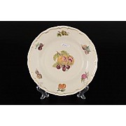 Набор тарелок 19 см Анжелика Слоновая кость Фрукты MZ 6 шт