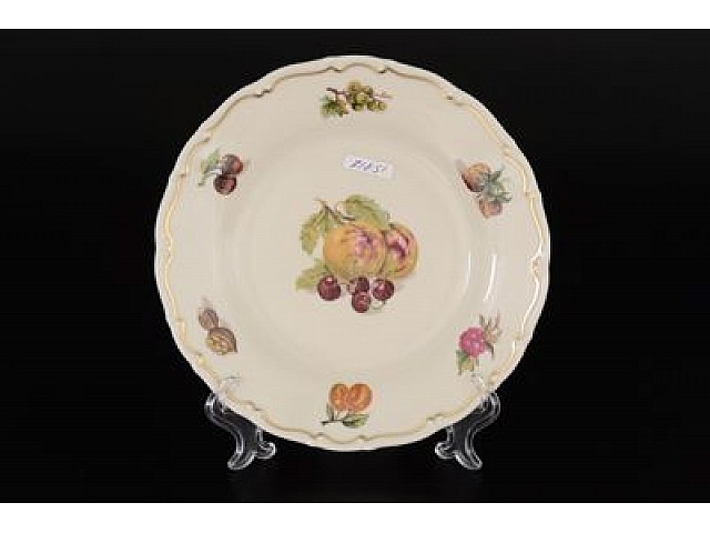 Набор тарелок 19 см Анжелика Слоновая кость Фрукты MZ 6 шт