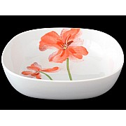 Салатник 25 см Thun Леон Красные маки