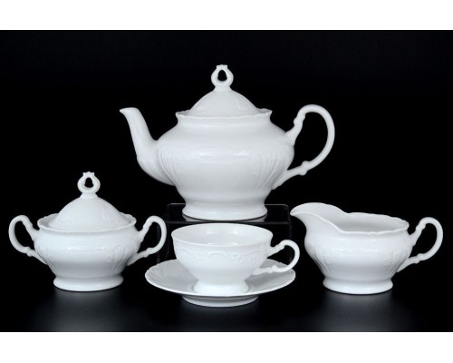 Чайный сервиз Лиана Недекорированный MZ на 6 персон