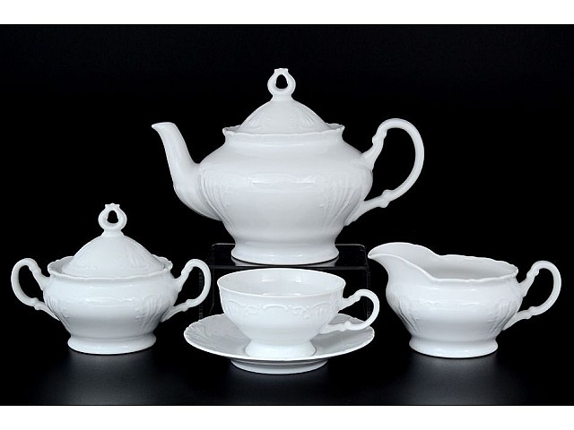 Чайный сервиз Лиана Недекорированный MZ на 6 персон