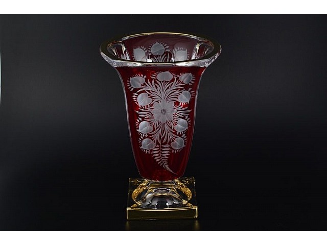 Ваза для цветов 33 см Magma Crystalite Bohemia E-S