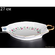 Салатник Лепесток 27 см Офелия Плетистая роза Отводка золото MZ