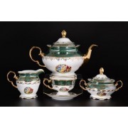 Чайный сервиз Зеленая Мадонна Royal Czech Porcelain на 6 персон