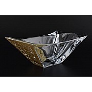 Салатник Okinawa золото Crystalite Bohemia 27 см