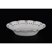 Конфетница Платиновый узор Корона Queens Crown 17 см