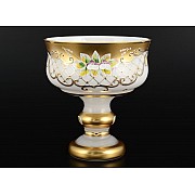 Конфетница Bohemia Лепка Белая B-L 15 см 22495