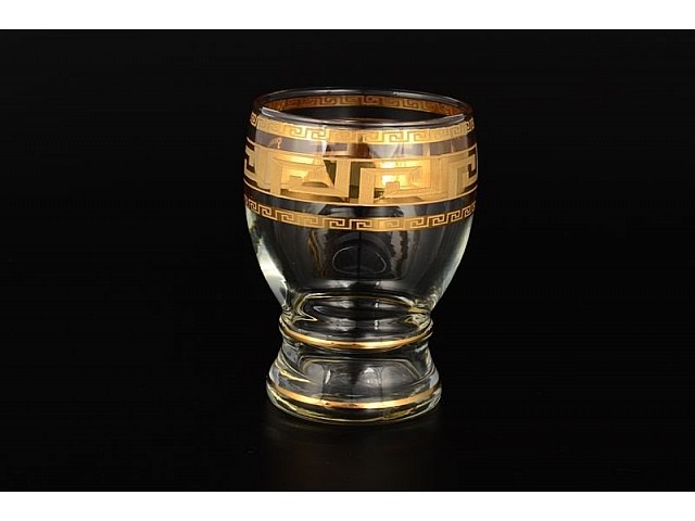 Набор стаканов 6шт Яна Костка Bohemia Crystal золото