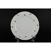 Набор тарелок 25 см Болеро Мелкие цветы Royal Czech Porcelain 6 шт