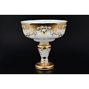 Фруктовница Bohemia Crystal 26 см И-В белая